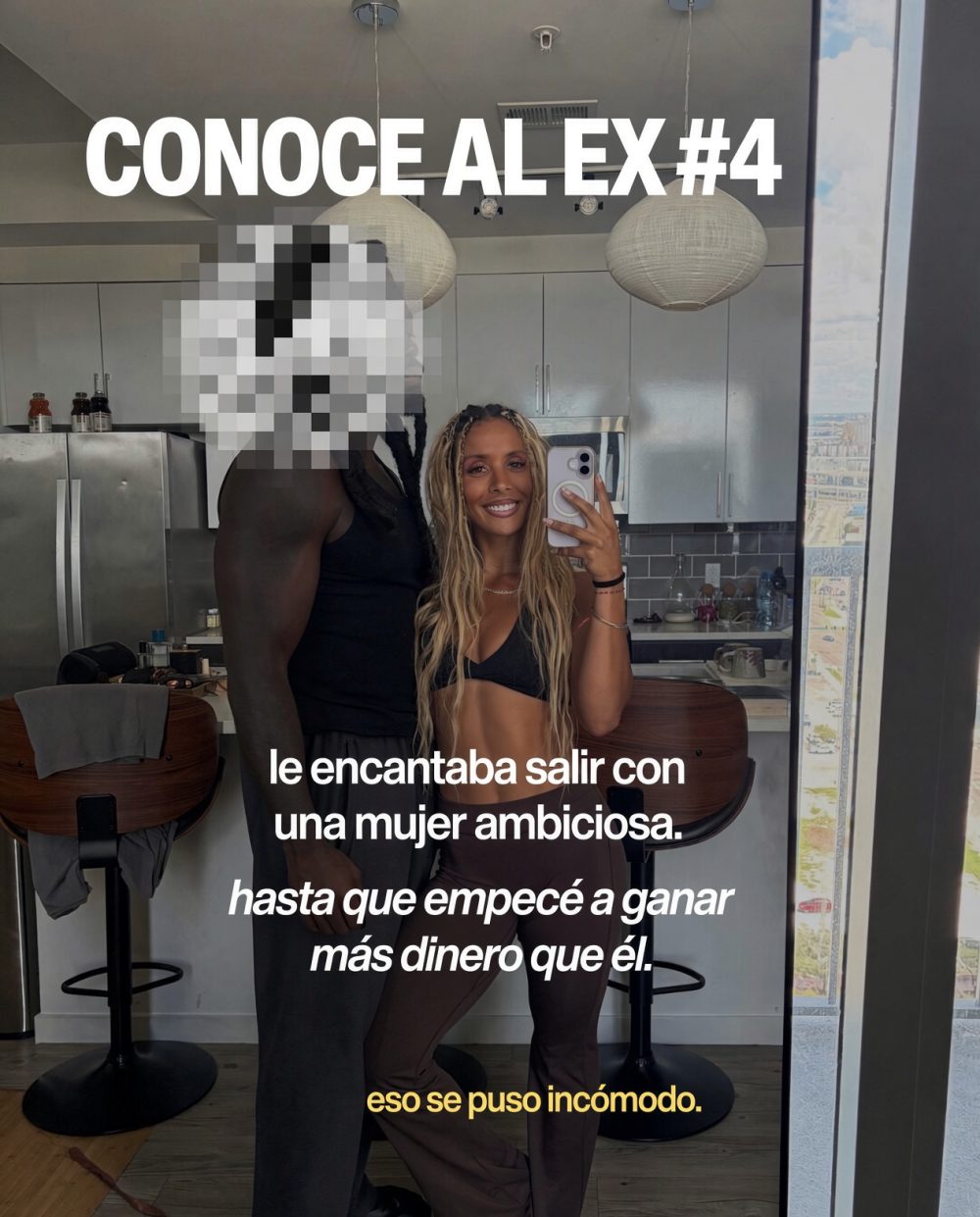 Una mujer "de éxito" explica las razones por las que rompió con cada uno de sus ex.