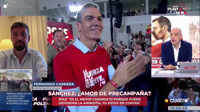 Nueva camiseta de Paco Camisetas: "Esto es la campaña del amor contra el odio".
