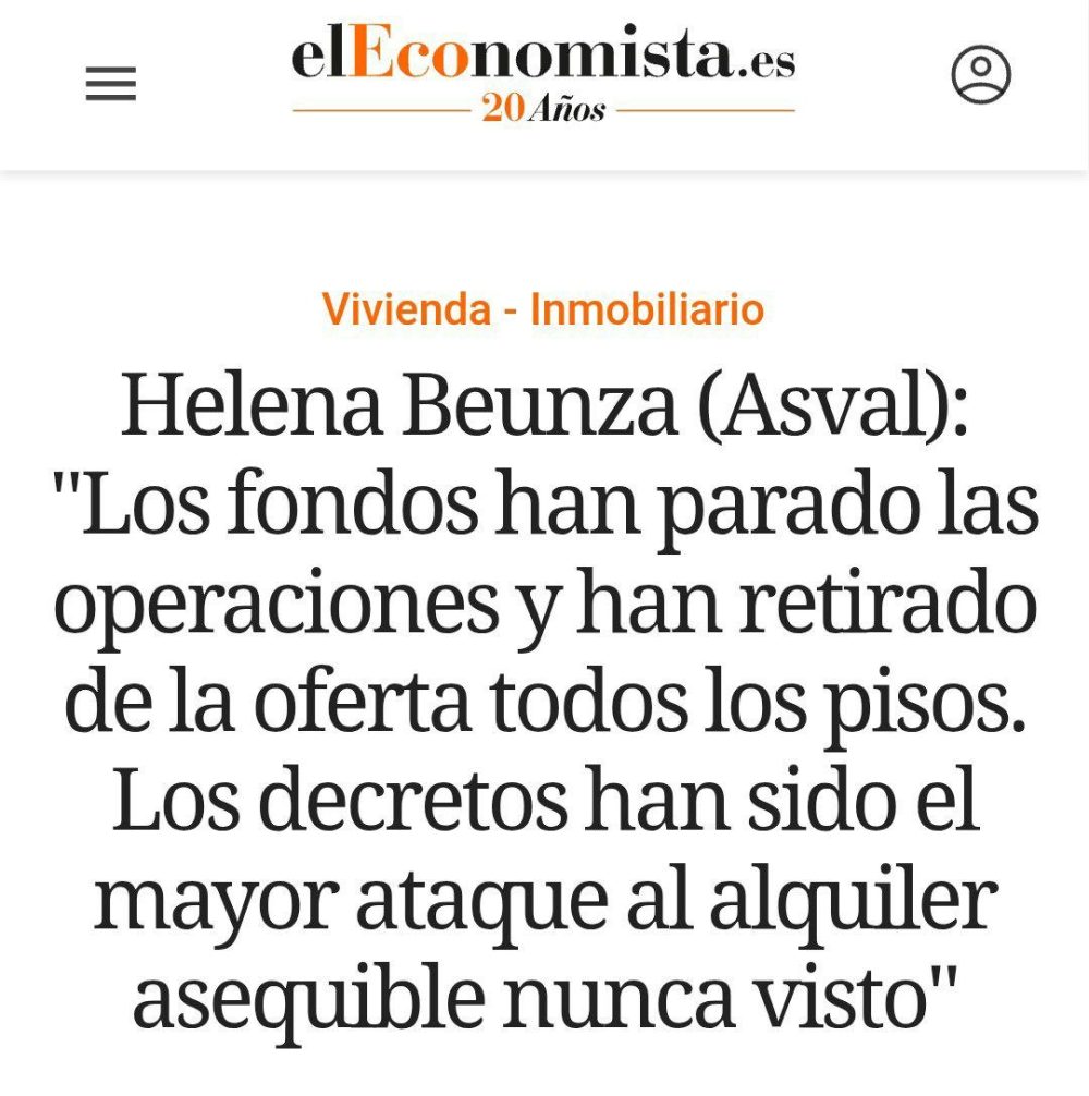 Esta señora era Directora General de Vivienda en el primer gobierno de Pedro Sánchez. Ahora es la presidenta de la patronal de los fondos buitre.