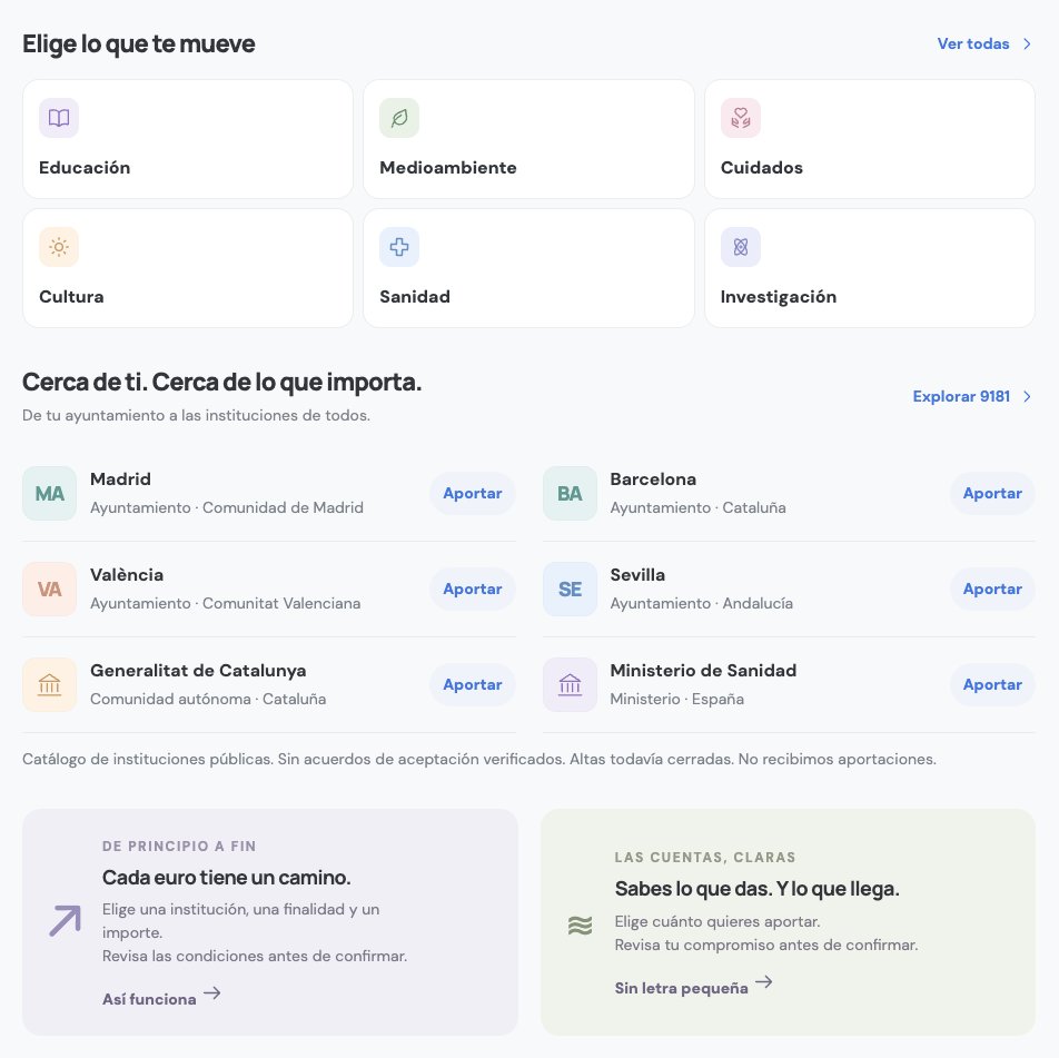 "Yo estaría dispuesto a pagar más impuestos". Vale, amigo, he hecho una web para ti: pagarmasimpuestos.com