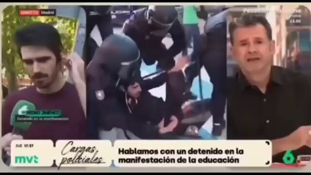 - ¿Por qué estoy detenido?