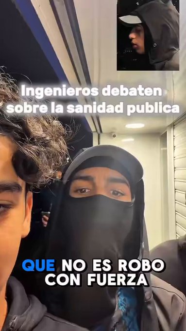 Encapuchados de importación explican en TikTok cómo han asaltado tiendas en Barcelona