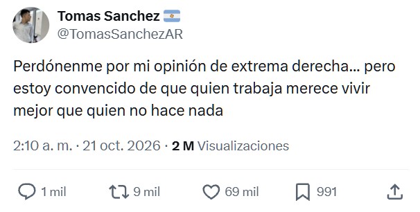 "Si te molestan las paguitas deja tú de trabajar y cobra una paguita, pero no te metas en la vida de los demás".