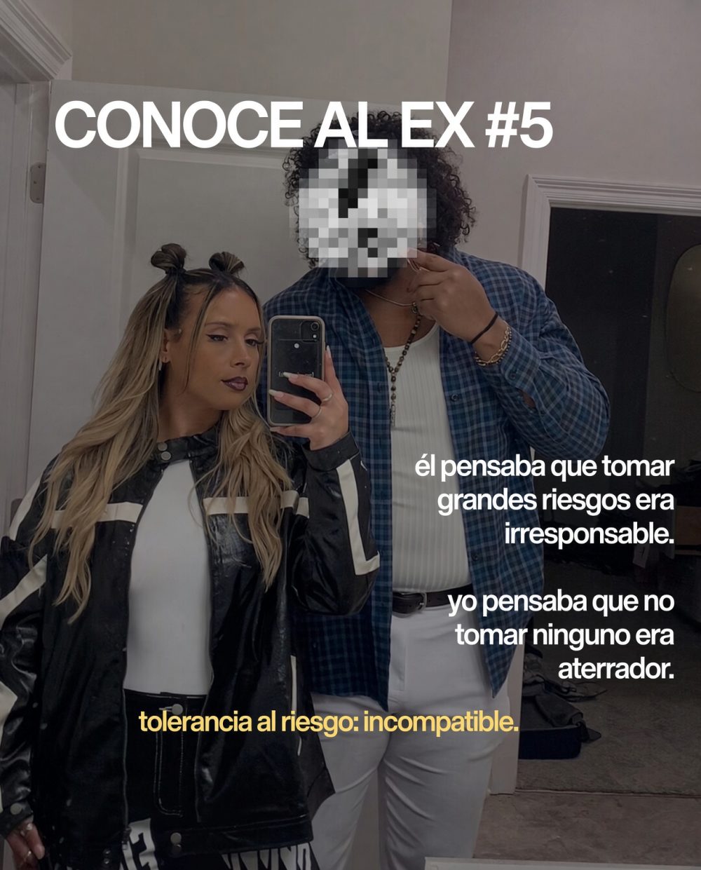 Una mujer "de éxito" explica las razones por las que rompió con cada uno de sus ex.