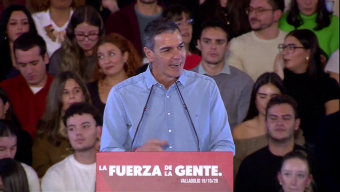 Sánchez: “La fuerza de la gente nos ha llevado a precipitar las elecciones al 29N. Esa causa lleva el nombre una mujer que murió desahuciada y yo quiero honrar su memoria”