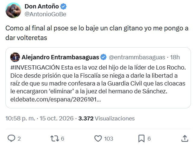 A un ser de luz que tiene un Lamborghini Urus porque a su madre le ha tocado el cupón de 9 millones de euros (LOL), le encargan cargarse a una jueza y como no lo hace lo tienen 6 meses en prisión preventiva acusado de robar un patinete.