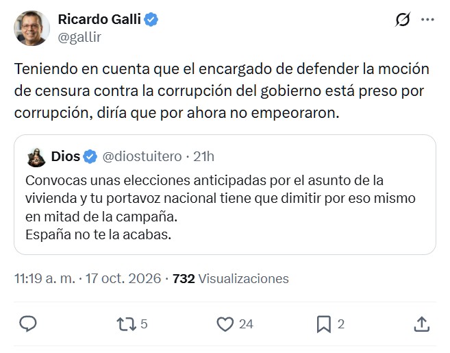 Pedro Sánchez, en el mitin, tras el Comité Federal del PSOE: "Hoy me acompaña Begoña. Quería darte las gracias [...]. Que lo escuchen alto y claro: te quiero”.