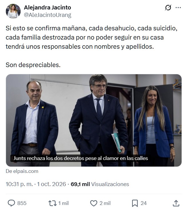 Estos 8 años no cuentan.