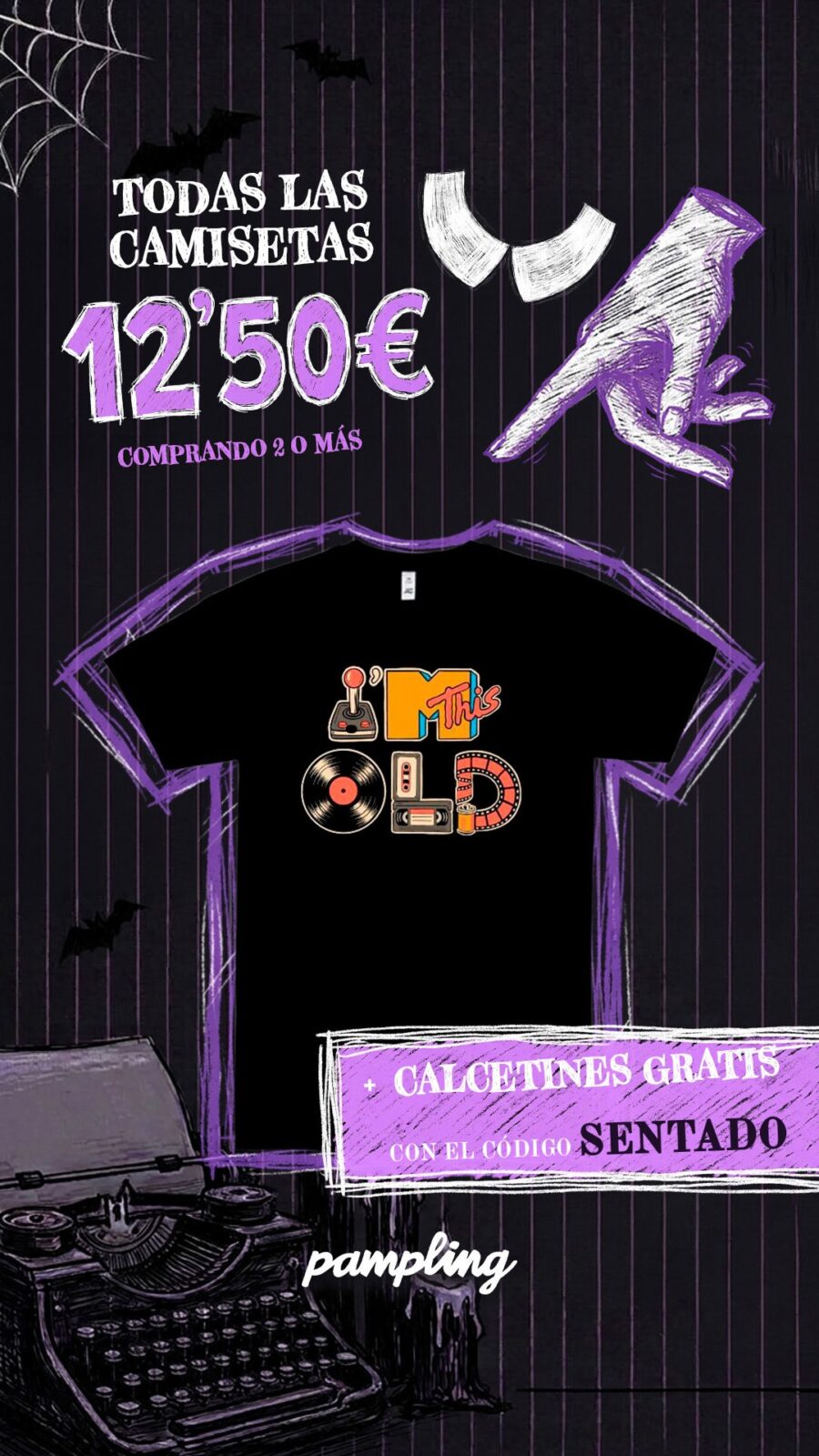 Llega Halloween a Pampling: todas las camisetas por 12,50€