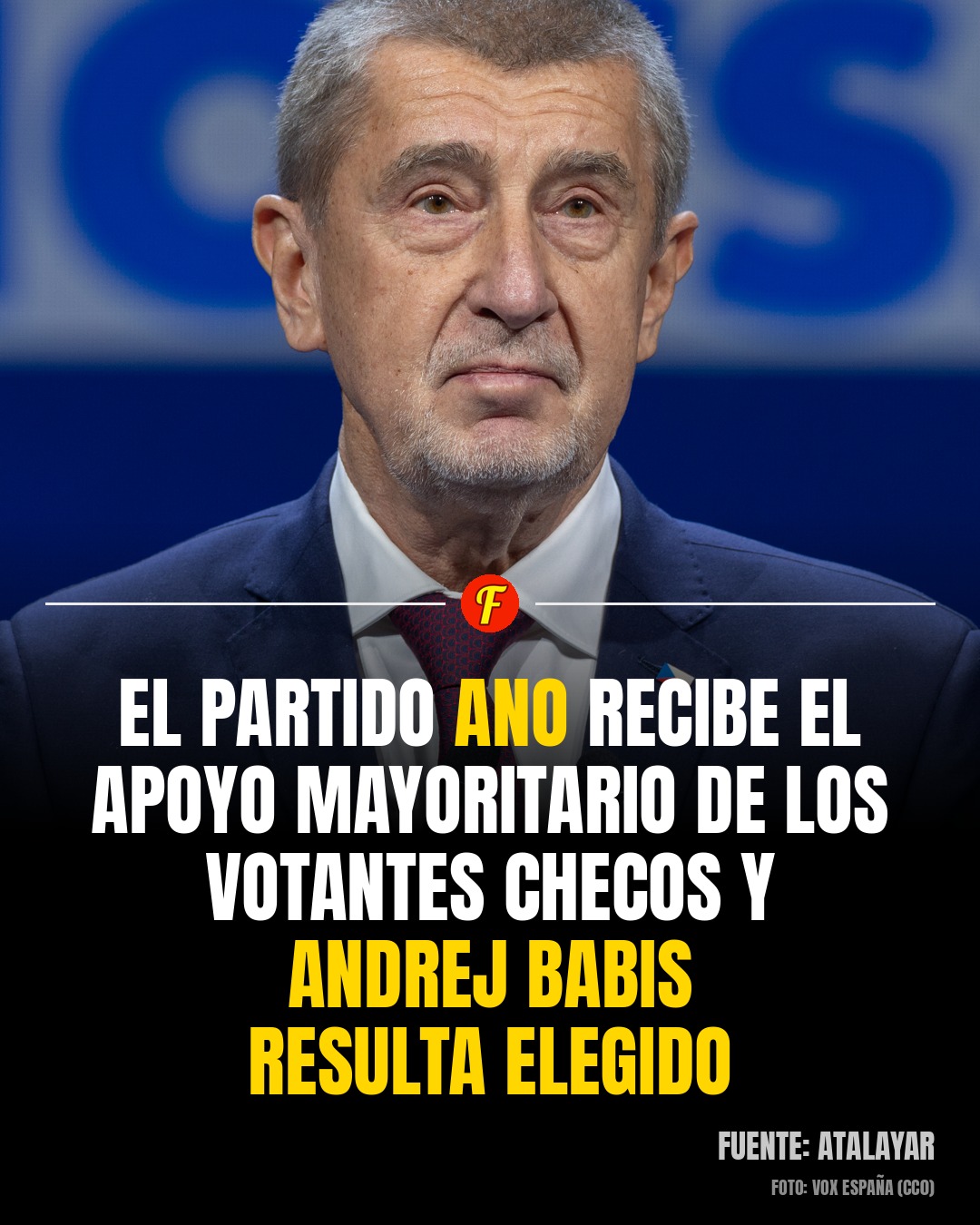 Los checos eligen el ANO.