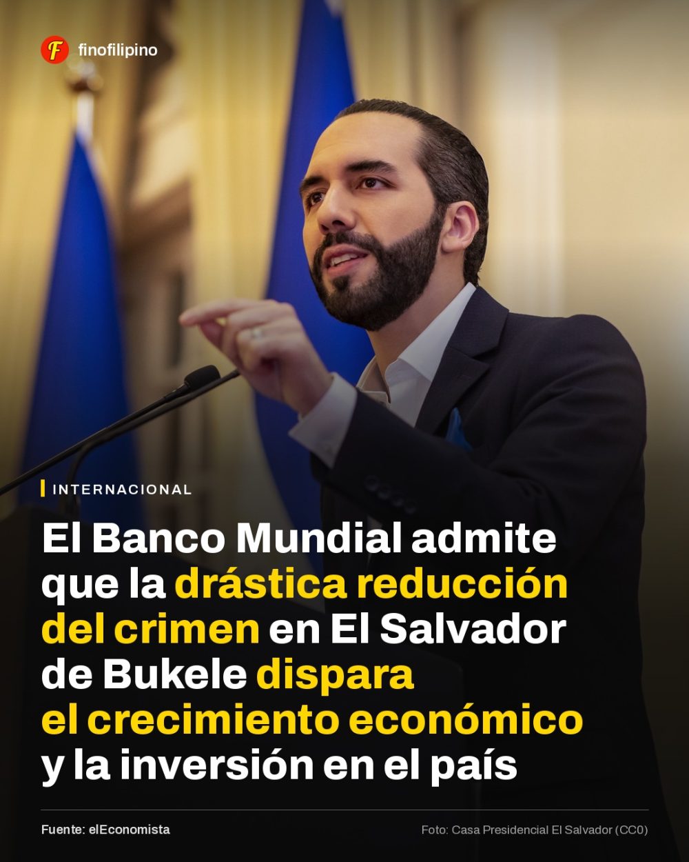 Quién iba a imaginar que reducir drásticamente la delincuencia y arrebatarle el poder a las maras, iba a redundar en una mejora económica...
