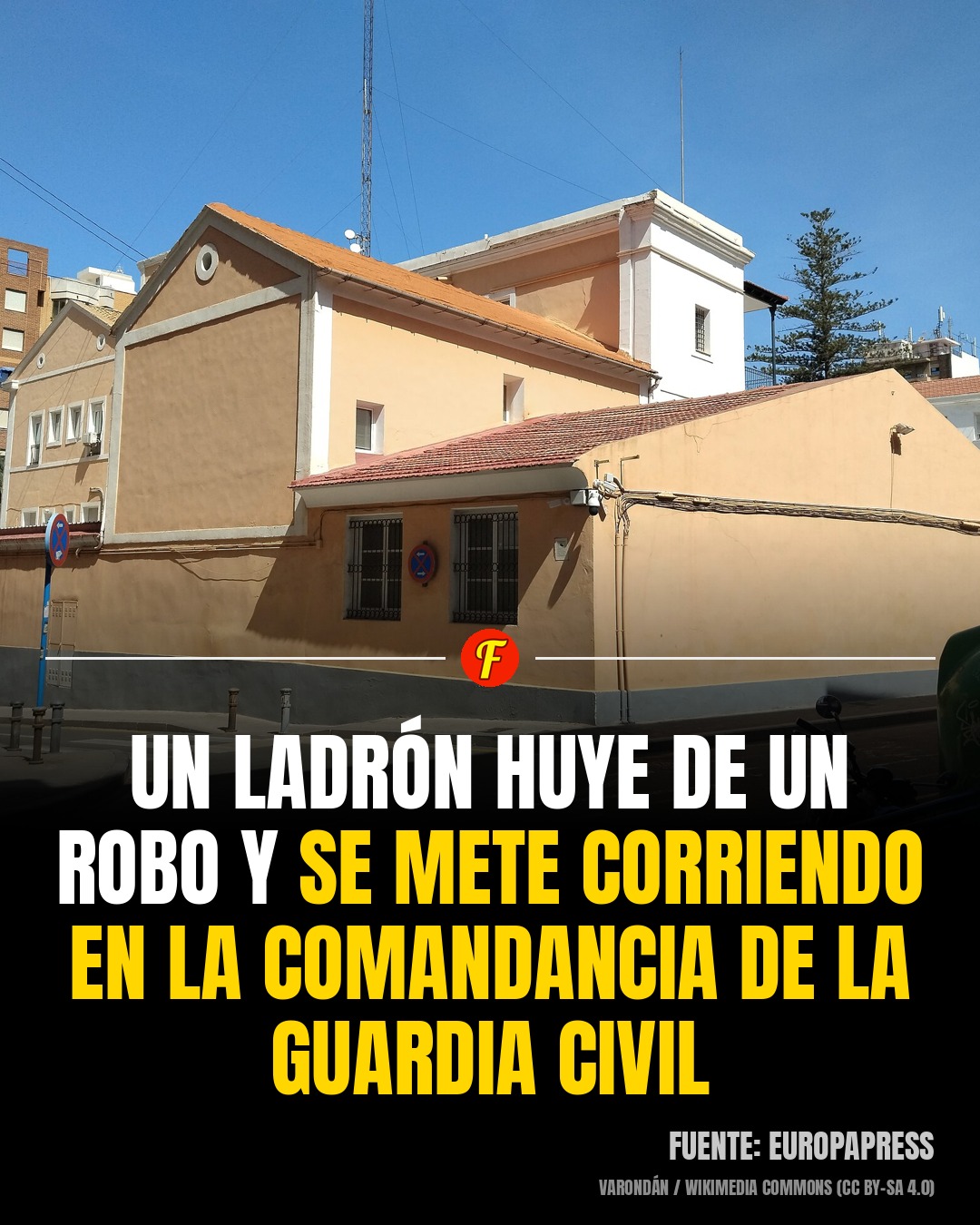 Era su primerito día como ladrón.