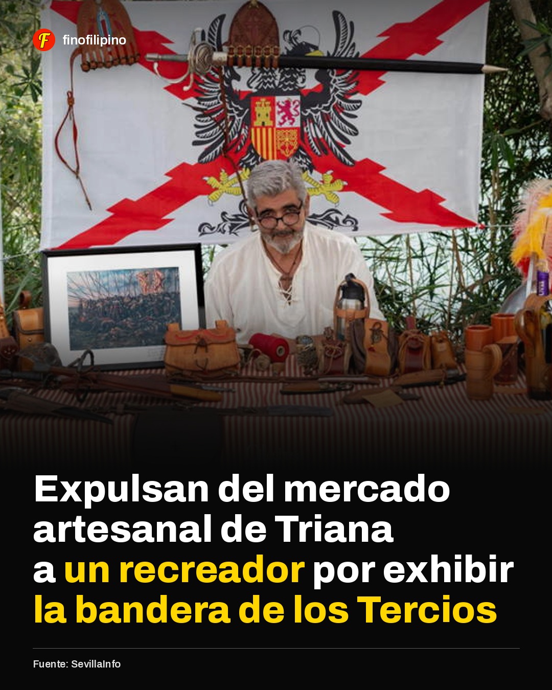 En Triana, la Cruz de Borgoña ya es más peligrosa que una tarjeta de crédito clonada.