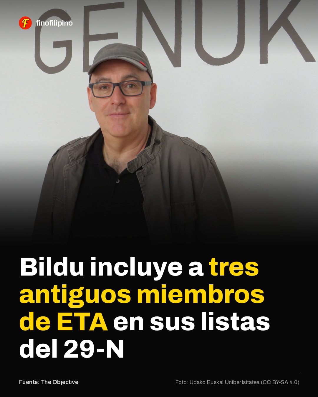 Esa manía de decir que Bildu es ETA no sé de dónde la habéis sacado.