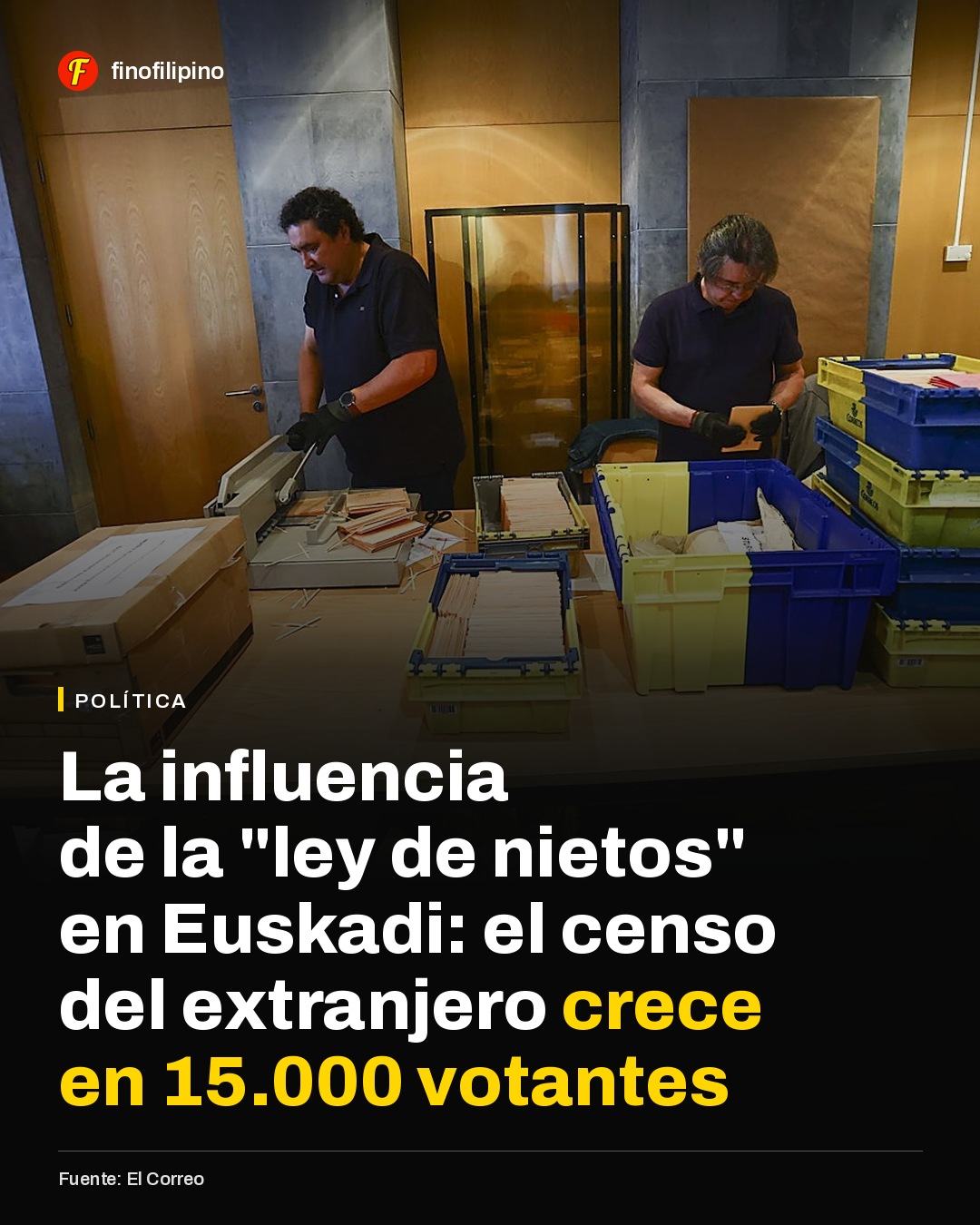 Euskadi gana 15.000 votantes en el extranjero que, casualmente, tienen muchísimas ganas de votar por correo.