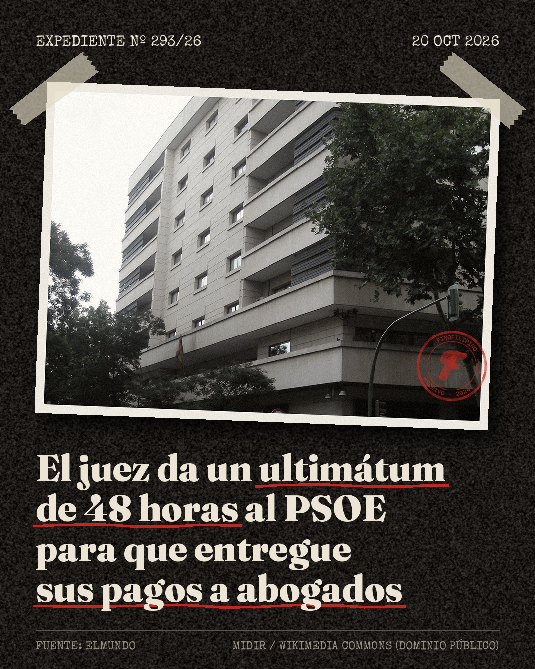 Tic, tac, Ferraz.