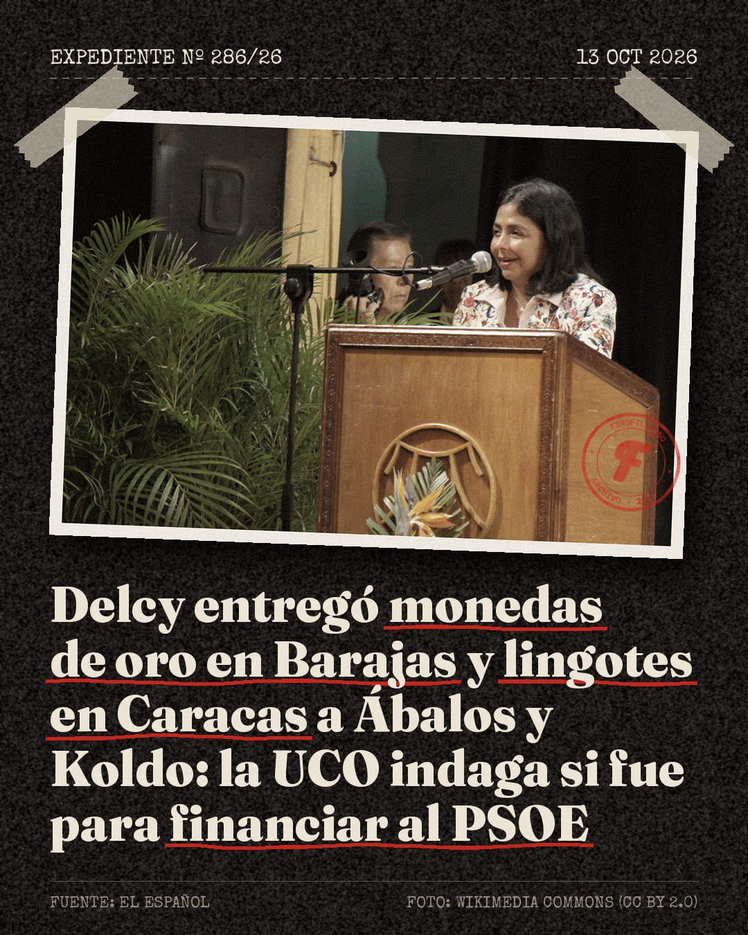 Y nosotros pensando que las maletas iban vacías.