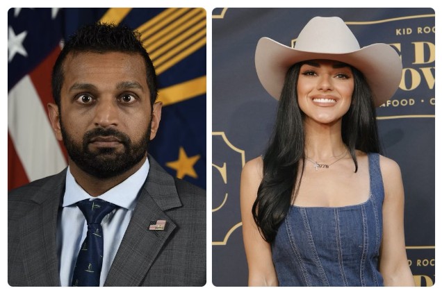El director del FBI, Kash Patel, de 46 años, anuncia su compromiso con la cantante country Alexis Wilkins, de 27 años.