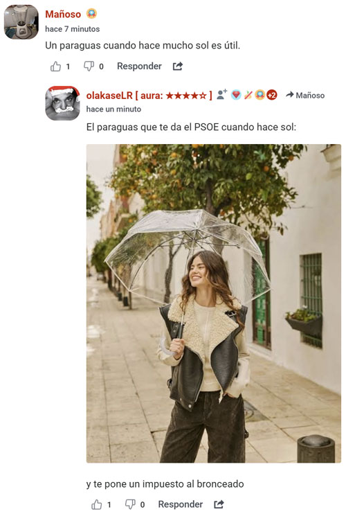 Te dan un paraguas cuando hace sol, te lo quitan cuando llueve.