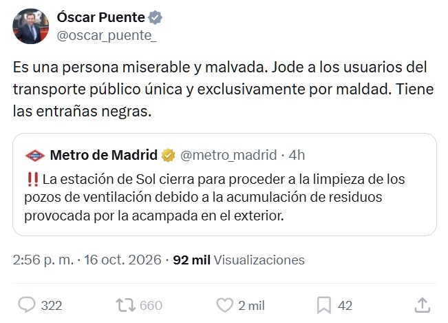 La "lucha por la vivienda" ya se huele desde el metro.