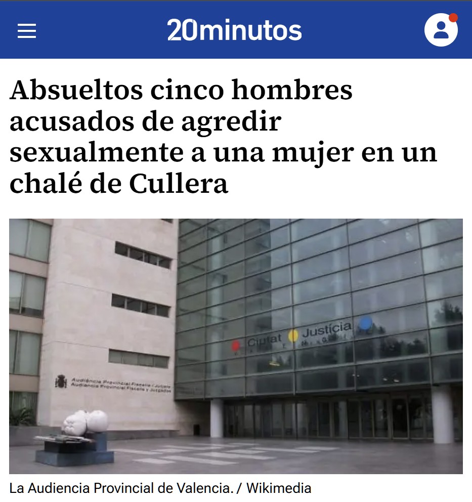Hoy una "manada" se ha librado de la cárcel con los mismos argumentos esgrimidos por el juez discordante en el caso de La Manada de Pamplona.