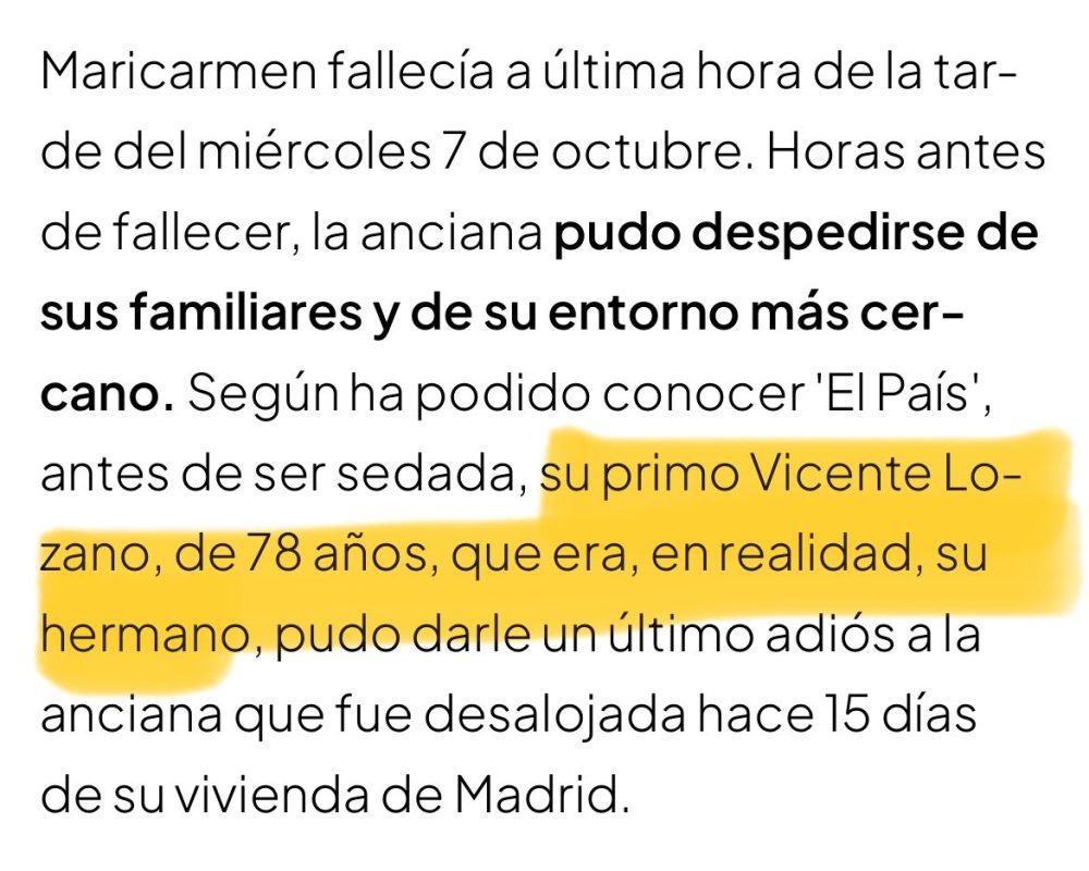 Lo de Maricarmen tiene más subtramas que Juego de Tronos.
