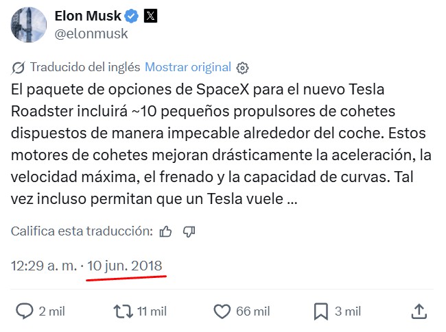 Explicación de la tecnología del nuevo Tesla Roadster.