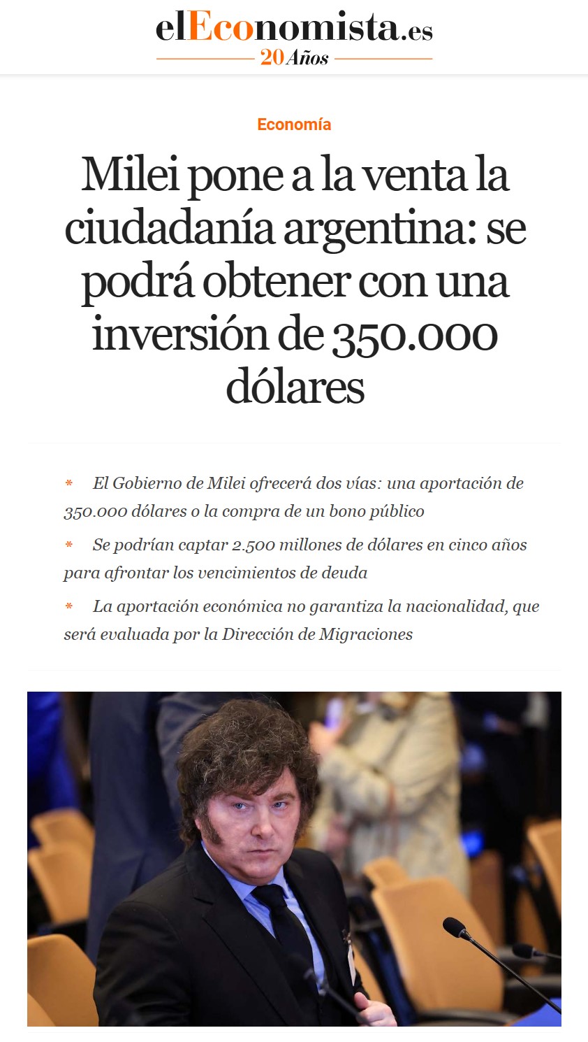 Por lo visto es mejor regalársela a medio África.