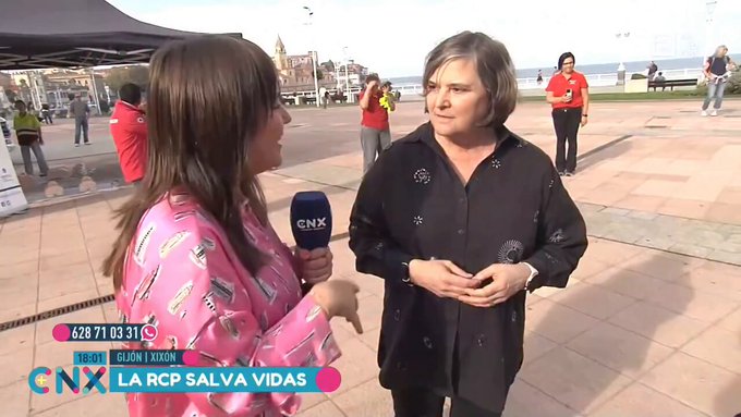 O se merece un Goya a la mejor actriz o acaba de amochar en directo.