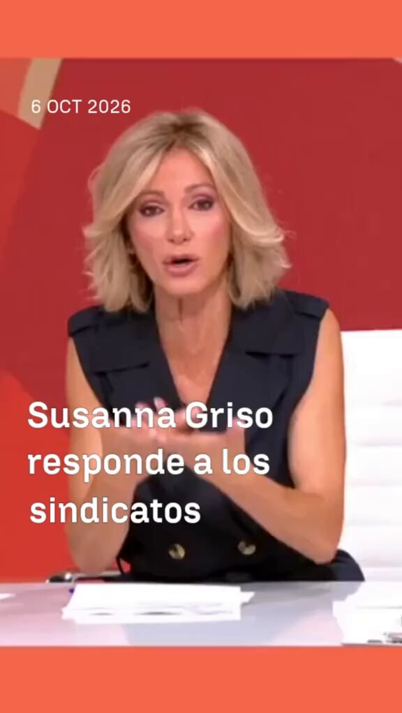 Susana Griso explota contra los sindicatos apesebrados que han convocado una huelga general justo antes de las elecciones.