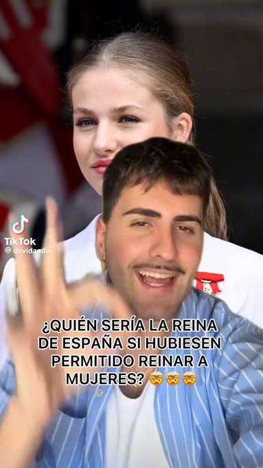 ¿Quién sería Rey de España si la ley de sucesión hubiera permitido reinar a mujeres?