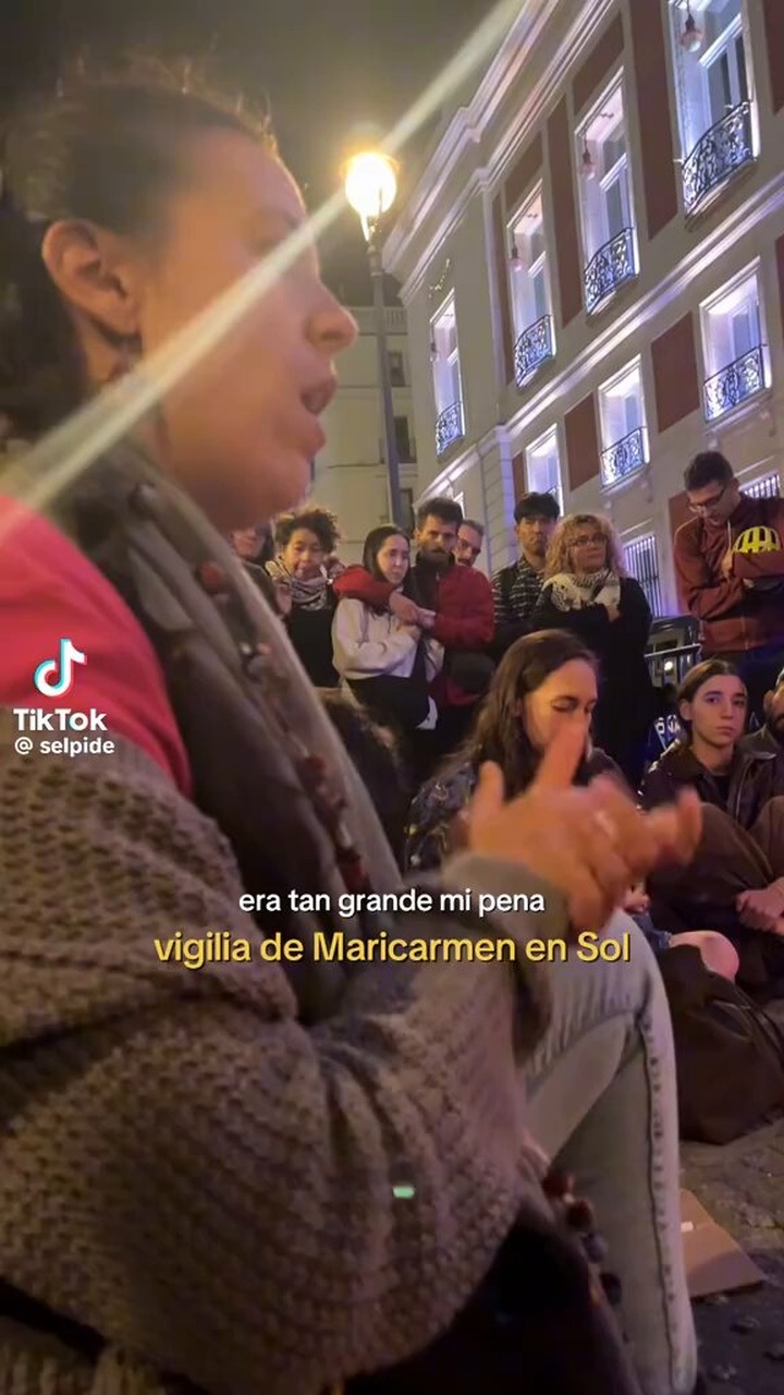 Vigilia de Maricarmen en Sol
