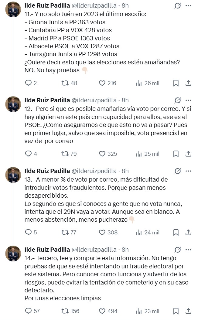 La opinión de un trabajador de Correos con 25 años de experiencia sobre el posible amaño de las elecciones con el voto por correo.