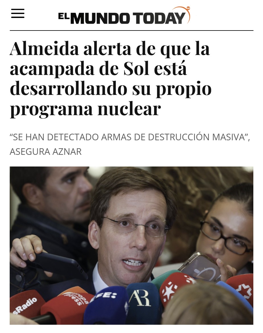 Se comenta que están creando una bomba sucia.