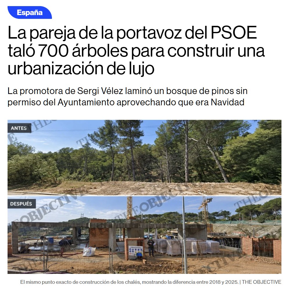 Sánchez apoya a Mínguez pese a los 30 pisos de la empresa de su pareja: «Por supuesto que la respaldo».