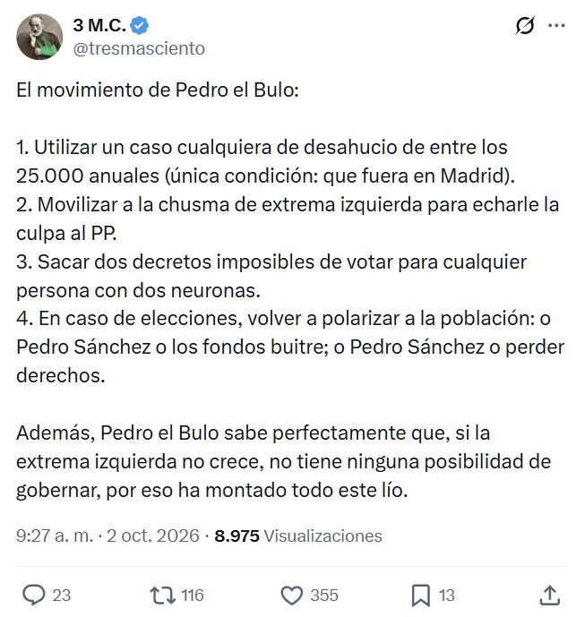 Nadie en su sano juicio puede quitar ni una coma de este discurso.